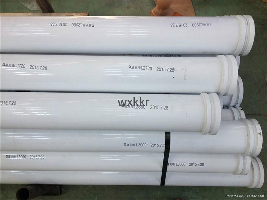 Factory price wear-resisting twin wall concrete boom pump pipe and spare parts 2