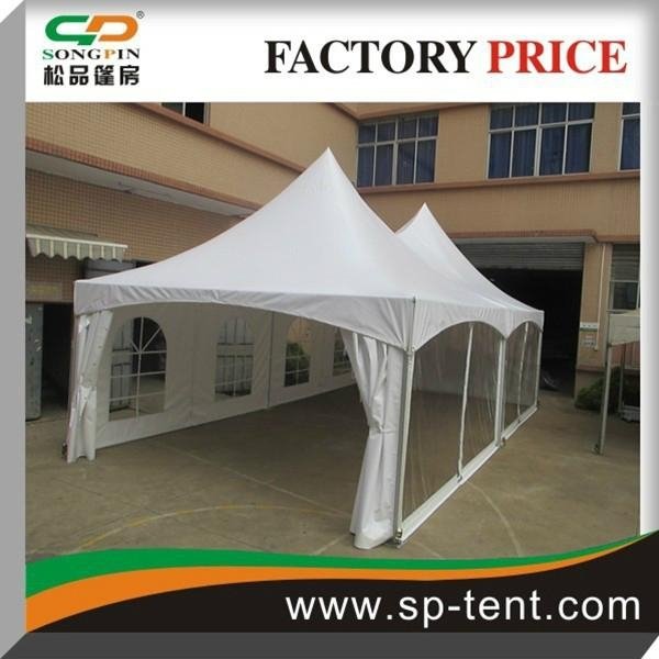 Elegant wedding party pavilion tents( durable double top tentsion tent with pvc 