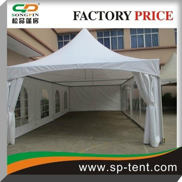 Elegant wedding party pavilion tents( durable double top tentsion tent with pvc  5
