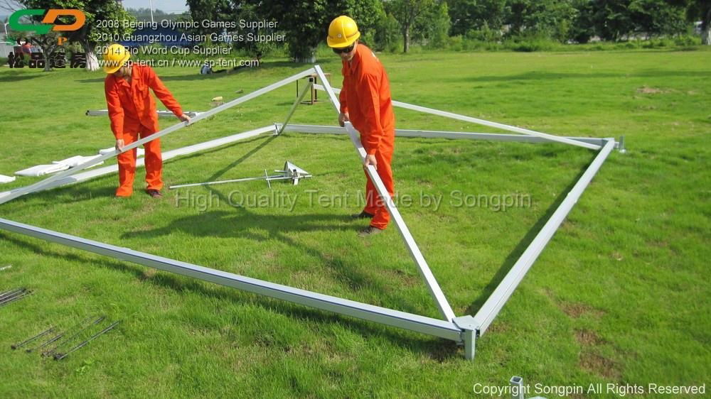 3mX3m outdoor pagoda tent with side covers for all weather events 5
