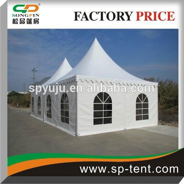 Beautiful aluminum pagoda tents with pvc cover for exhibition party event mettti 3