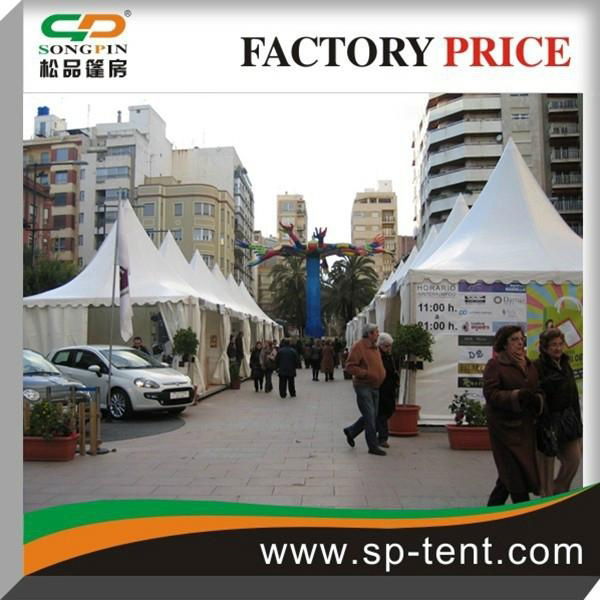 Aluminum Frame White PVC Cover Aluminum Luxury Pagota Event Tent Wedding Event 5 2