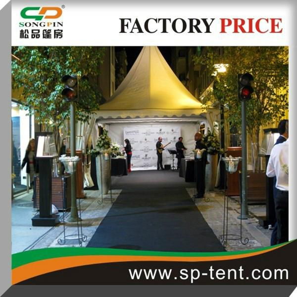 Aluminum Frame White PVC Cover Aluminum Luxury Pagota Event Tent Wedding Event 5 5