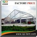 2015 Newest 18x20m Curved Marquee Tent with clear roof and sidewalls
