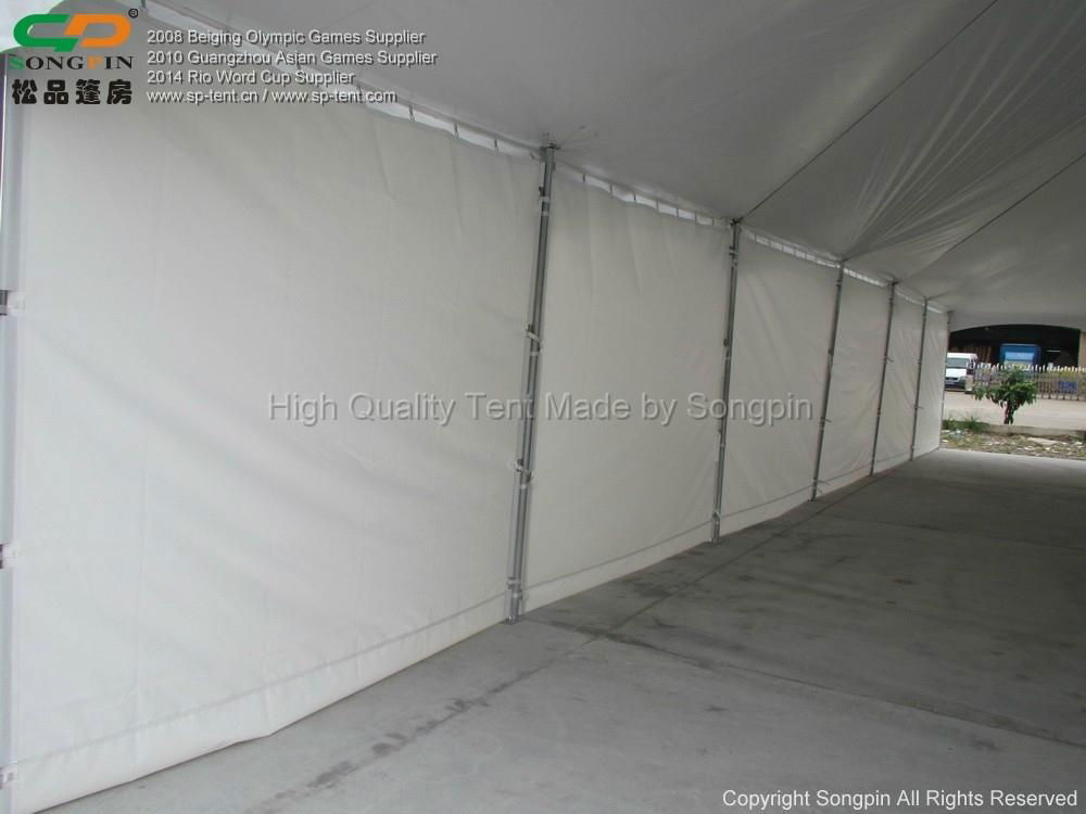 Steel Truss PVC Fabric Evening Dinner Pole Canopy tent for sale 12x36m 4