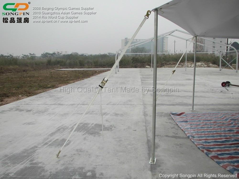 Steel Truss PVC Fabric Evening Dinner Pole Canopy tent for sale 12x36m 5