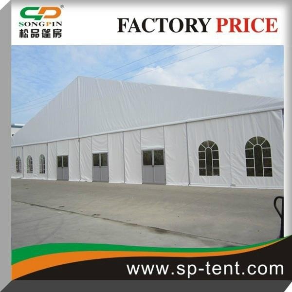 Flameretardant Warehouse Storage Tent 30x30m with Glass Door 5