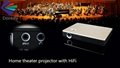 TV/HDMI/Airplay Video LED Projector 1080P HD Home Theater Projector for Teaching 3