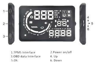 Universal Car Trip Computer V-checker H301 HUD Speed Display Car Hud Display