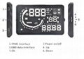 Universal Car Trip Computer V-checker H301 HUD Speed Display Car Hud Display 1