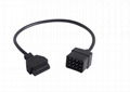 Wholesale for Renault 12Pin to OBD 2 16 Pin Interface Male to Female Extension C 2