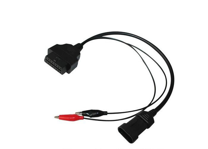 Fiat 3pin Alfa Lancia to 16 Pin OBD OBD2 Diagnostic Cable 2