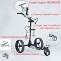  Aluminium electric Golf trolley 2