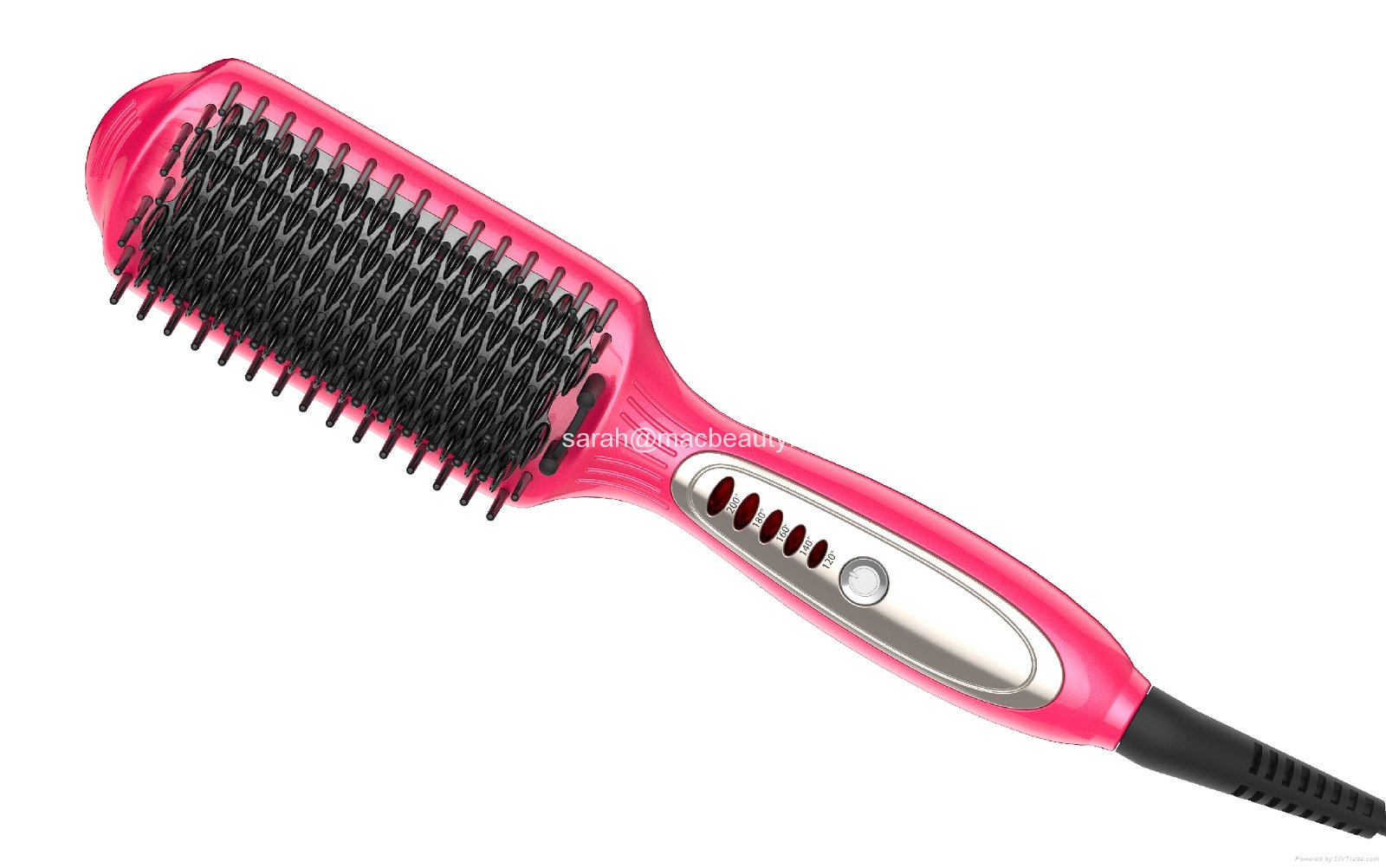 hair straightener brush electric hair brush straight hair comb|MAC®  4