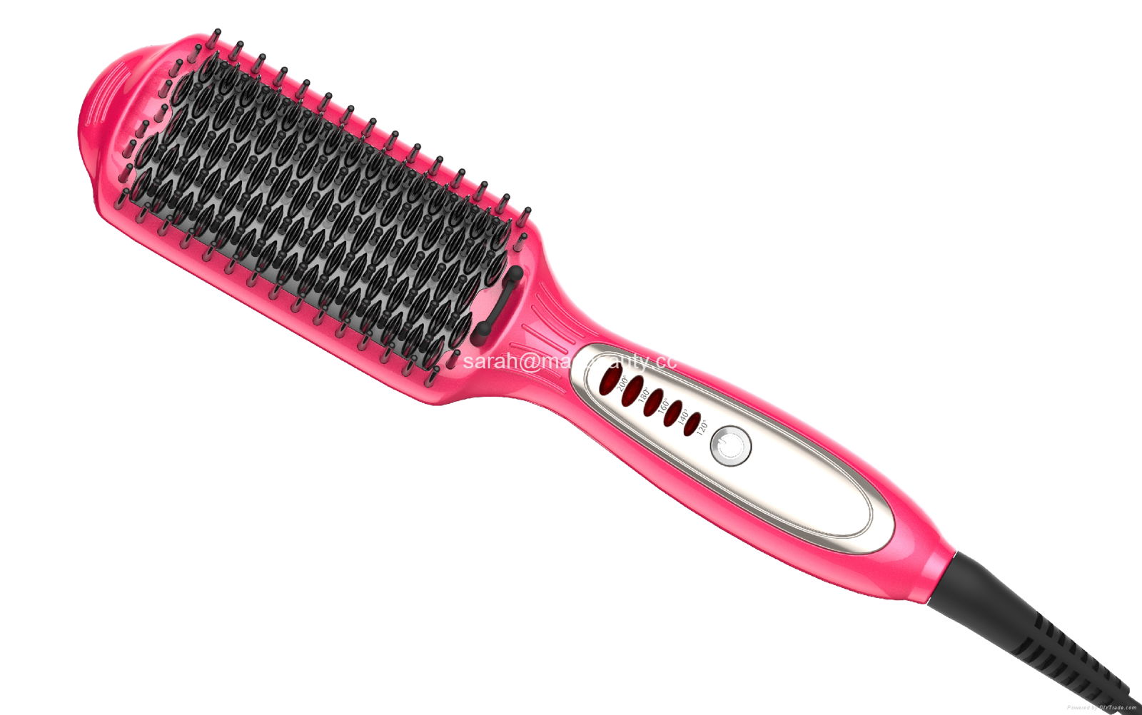 hair straightener brush electric hair brush straight hair comb|MAC®  5