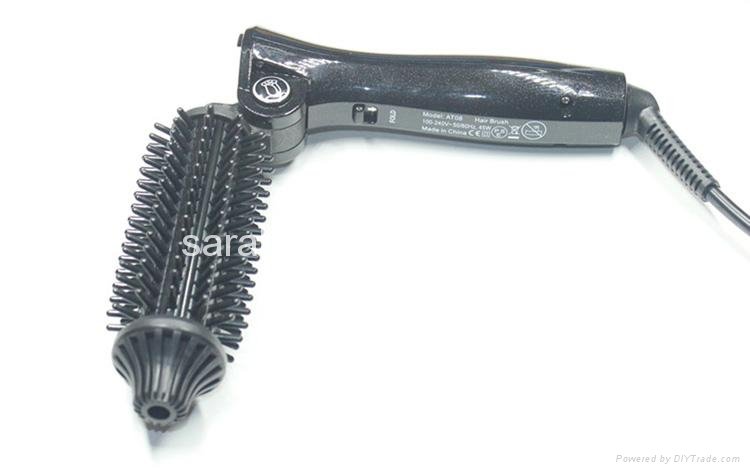 Folderable Innovative electric hair brush straightener hair brush comb|MAC®  5