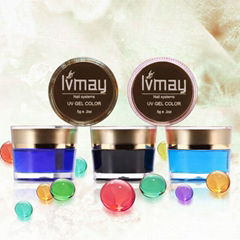 【GLAZE COLOR GEL 】LVMAY SOAK-OFF UV GEL NAIL POLISH 12 COLORS FOR CHOOSE