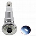 Wireless Rotable Bulb IP Camera with Remote Control and LED Light  2