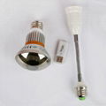 HD960P Wireless Bulb P2P IP Camera with LED White Light  and Mirror Cover 3