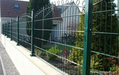 welded double wire fence