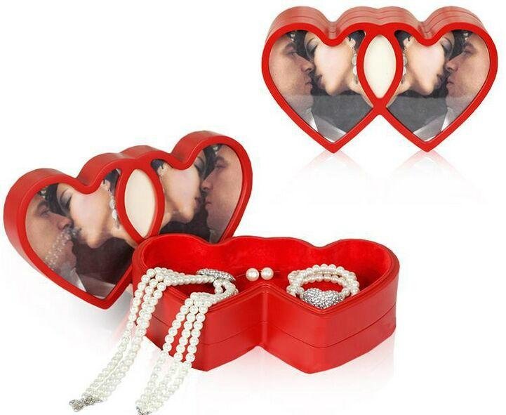 heart shape jewel storage box