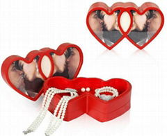 heart shape jewel storage box