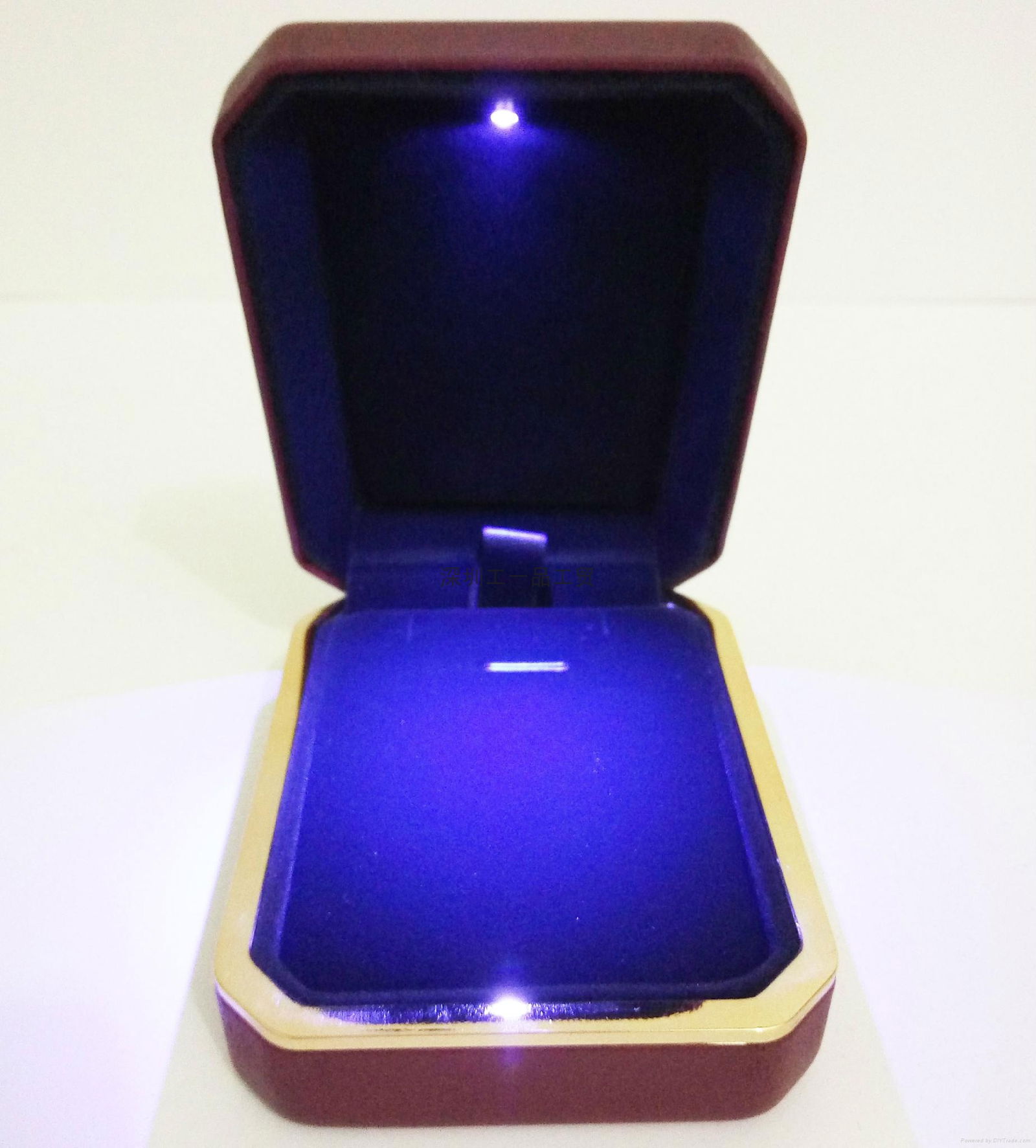 High quanlity jewel PU case with LED Bulbs 2