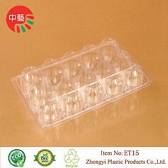 clear plastic clamshell egg packaging cartons tray