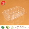 clear blister clamshell packaging plastic food container 1