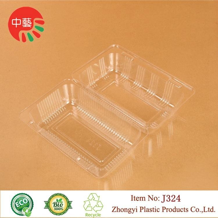 clear blister plastic food container with lid 1