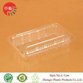 clear clamshell blister packaging plastic food box 2