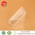 disposable triangular plastic blister sandwich box 1