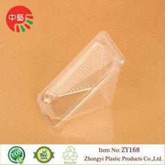 disposable triangular plastic blister sandwich box