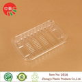 clear PET plastic disposable blister food tray 1