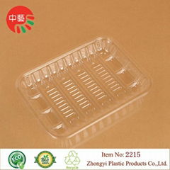 PET disposable blister plastic fruit food tray