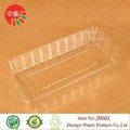 clear food grade plastic tray for baking 2