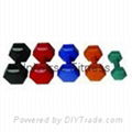 Home gym fitness equipment -dumbbell for indoor exercise Sand fill cement Dum