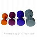 Home gym fitness equipment -dumbbell for indoor exercise Sand fill cement Dum 2