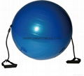 Exercise with 65cm swiss ball crunch, best gymball for pregnancy and birthing 3