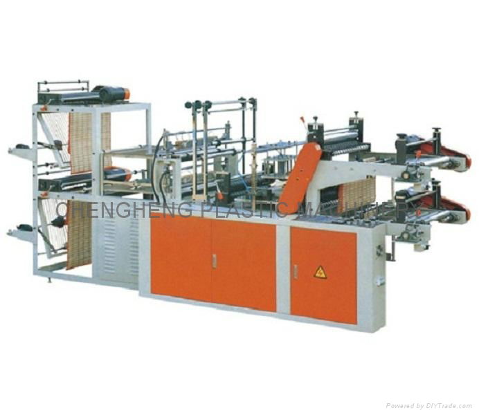 Computer Control High Speed Vest Rolling Bag making Machine(Double Lines)