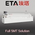 Large-size lead-free SMT Reflow Oven with Eight heating zones E8 1