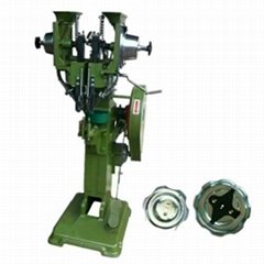 Small Distance Adjustable Twin Heads Automatic Riveting Machine