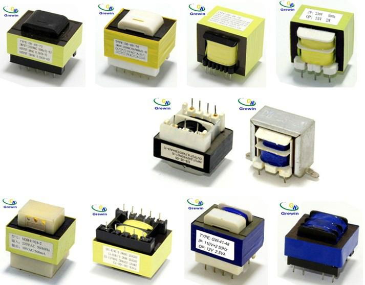 Ei41 Pin Type PCB Mounting Low Frequency Transformer 2