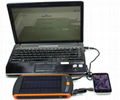 Solar power bank laptop and mobiles