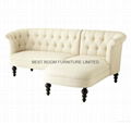 mordern liene  fabric tuffed hot-sold american furniture corner sofa with chaise 5