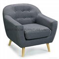 France mordern fabric sofa chairs  colorfull creative small liene sofa single s 5