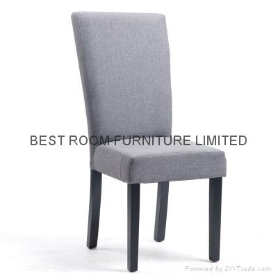 soild wood frame fabric dining chairs mordern  patterns fabric side chairs   2