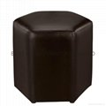 10 Colorfull Creative leather round stools high quality leather ottoman stools 3