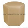 10 Colorfull Creative leather round stools high quality leather ottoman stools 4