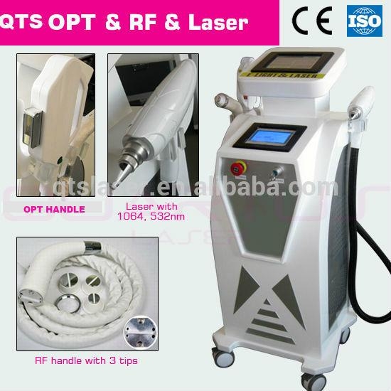 Salon use Nd Yag Laser & Elight ipl & RF in one machine E200